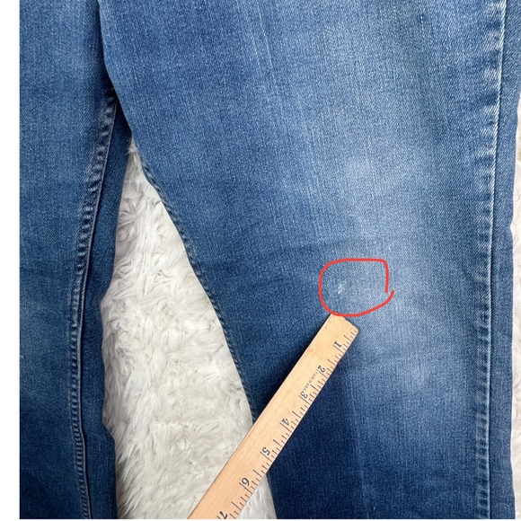 Vintage 80s Action Casuals by Levi Strauss Men's Blue Denim Jeans 40x30 Trashed‎ - Picture 9 of 14